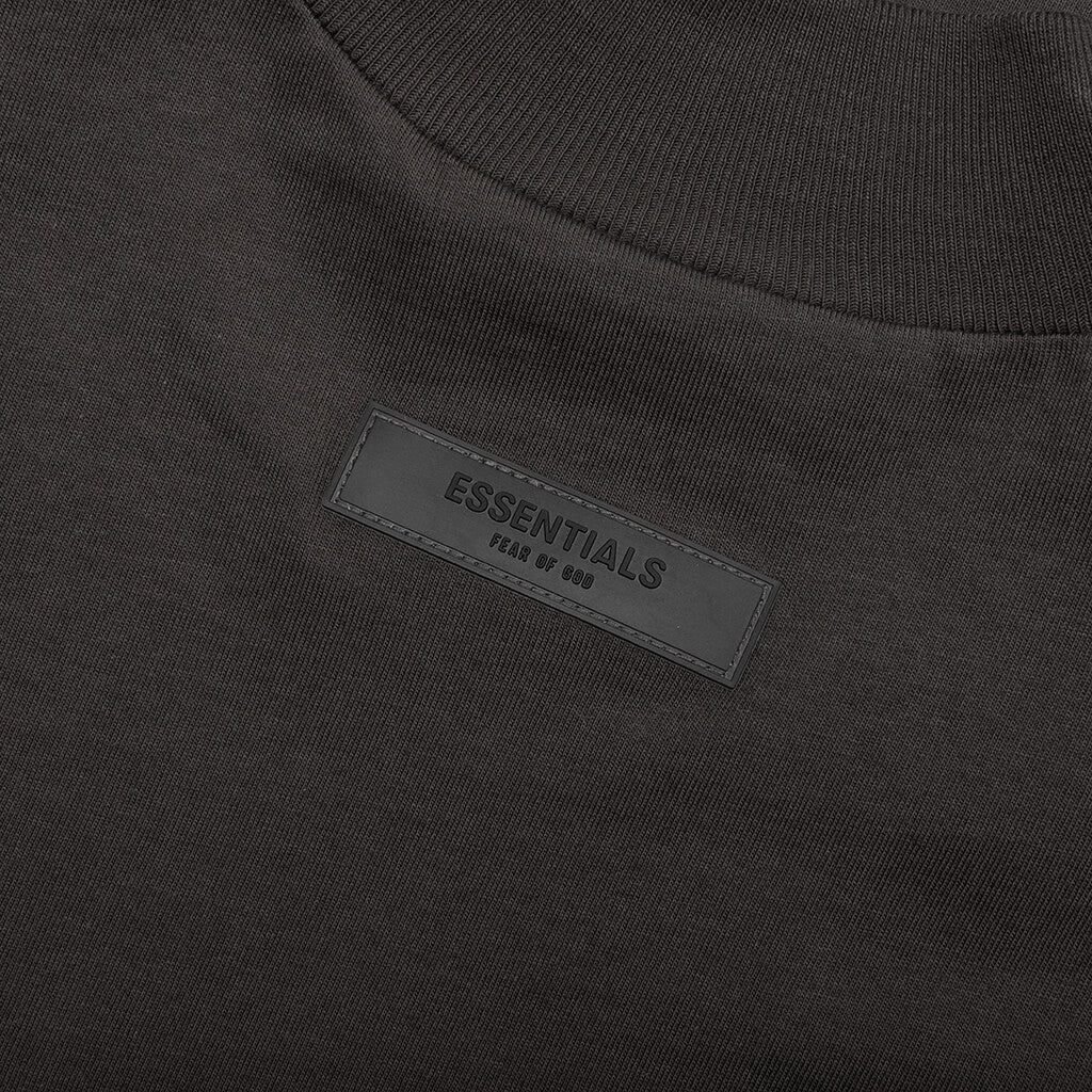 Essentials L/S Tee - Off-Black