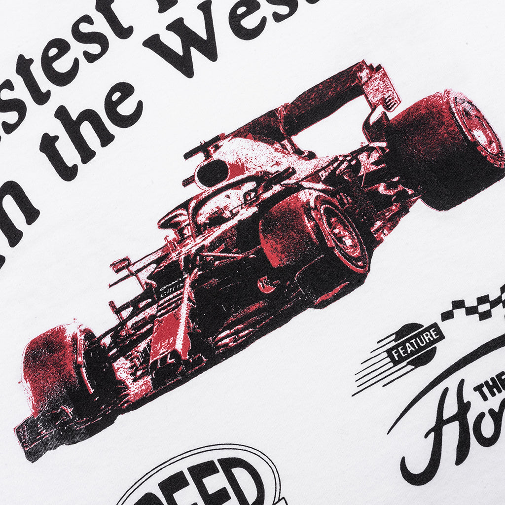 Feature x Honor The Gift Fastest Rides L/S Tee - White