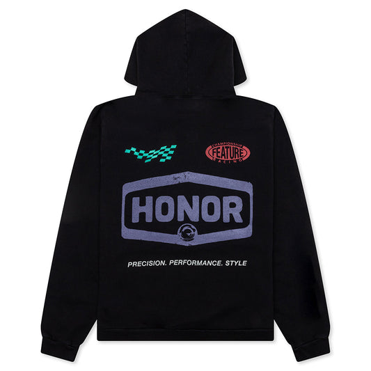 Feature x Honor The Gift Racing Club Hoodie - Faded Black