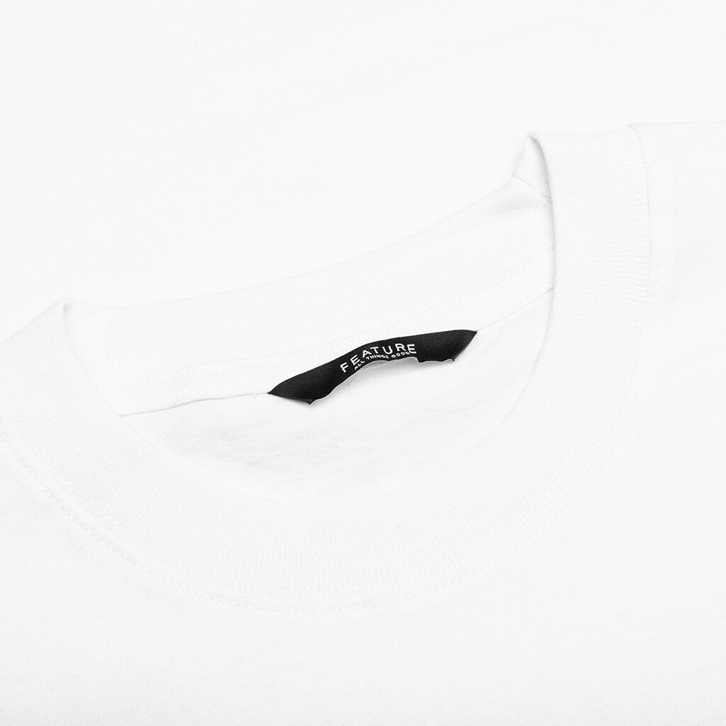 Feature x Market in the Alley Tee - White