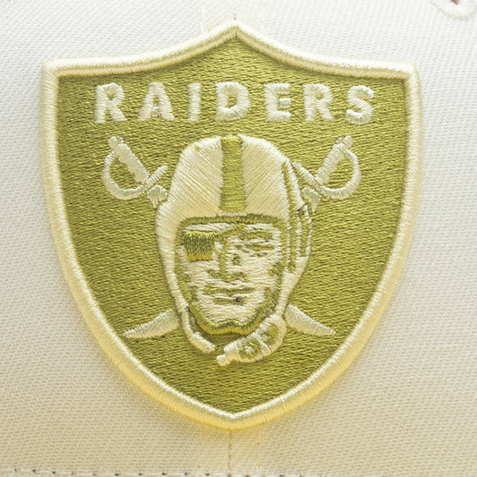 Feature x New Era 59FIFTY Fitted Las Vegas Raiders - Chrome White/Soft Yellow