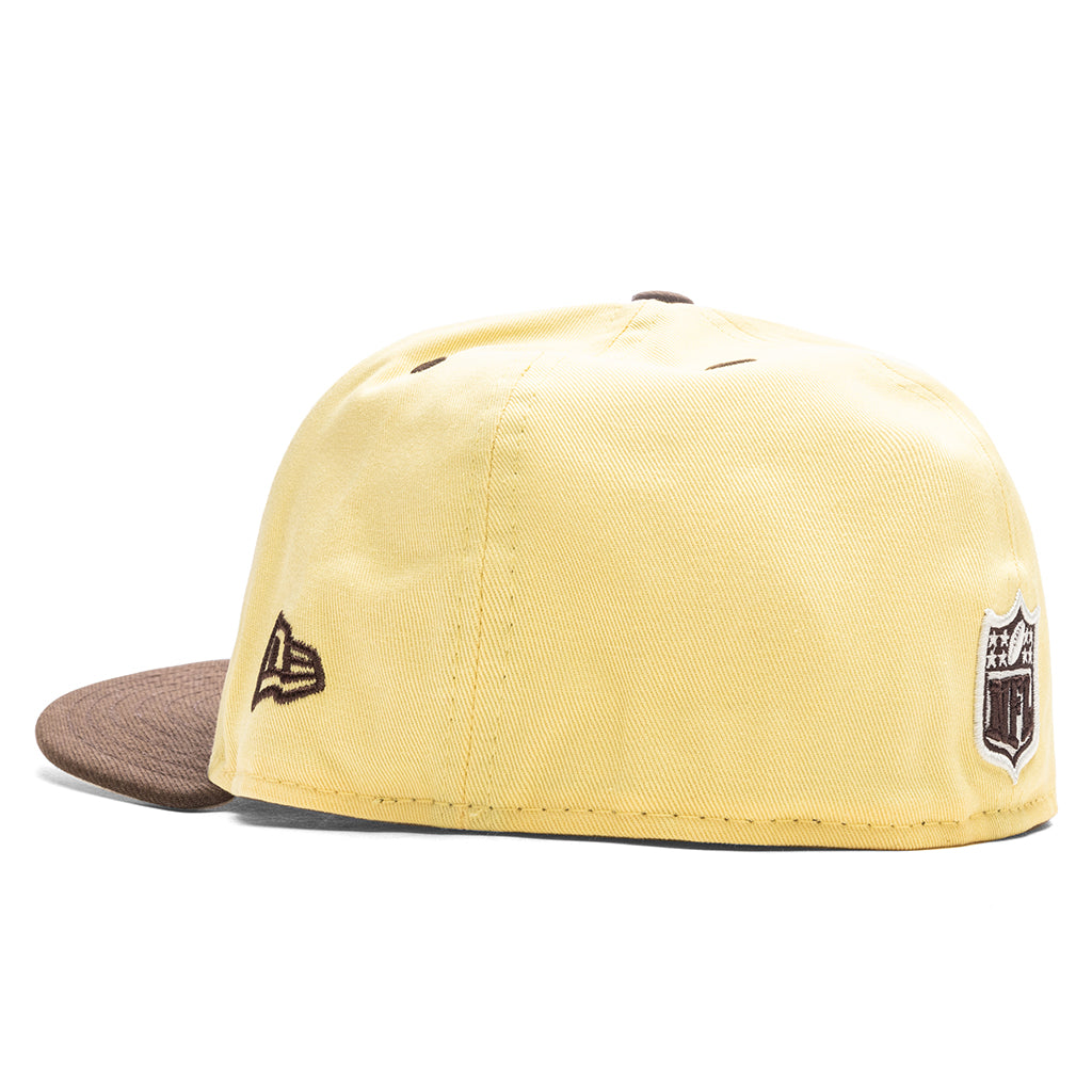 Feature x New Era 59FIFTY Fitted Las Vegas Raiders - Soft Yellow/Walnut