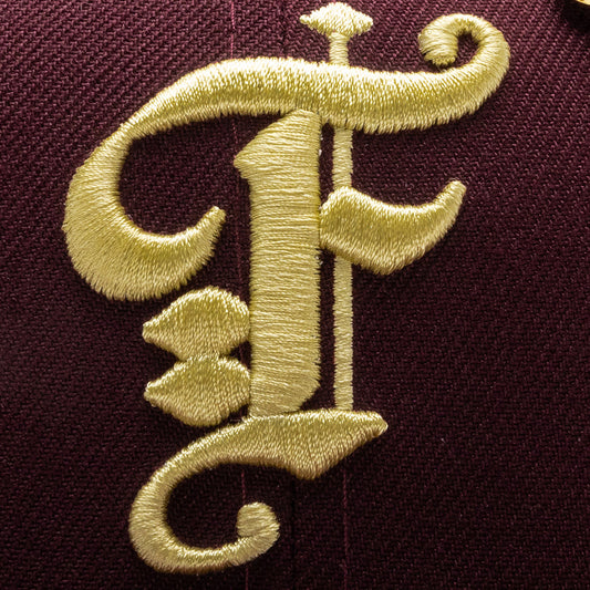 Feature x New Era 59FIFTY Fitted Old English F Wynn - Maroon/Vegas Gold