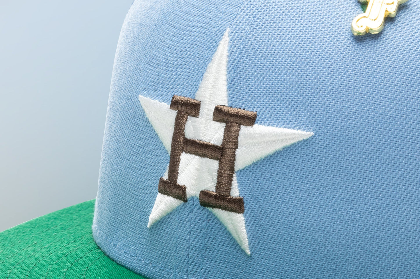 Feature x New Era "Earth" Houston Astros Fitted - Birdseye Blue/Kelly Green