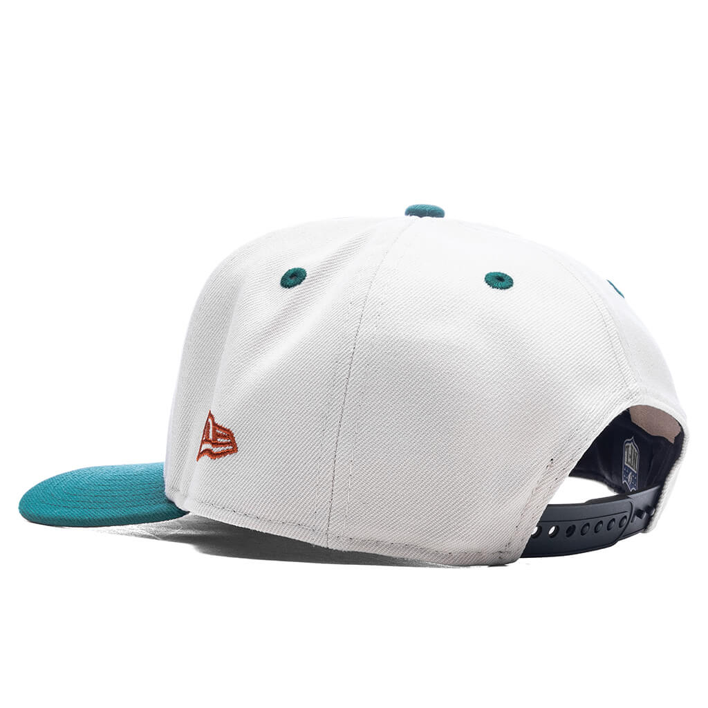 Feature x New Era 9Fifty A-Frame Snapback Las Vegas Raiders - Stone/Emerald Green