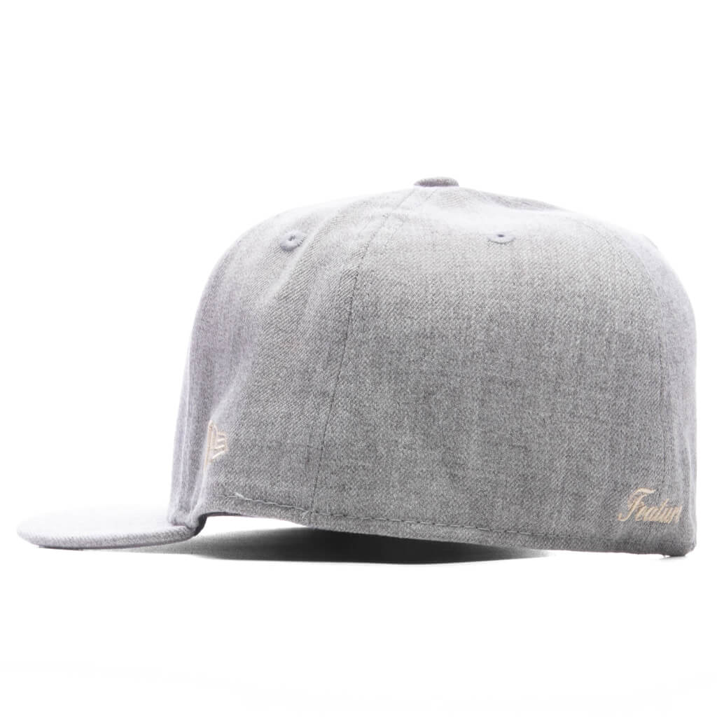 FEATURE x New Era 59FIFTY Fitted Wool - Heather Gray/Wool Ivory