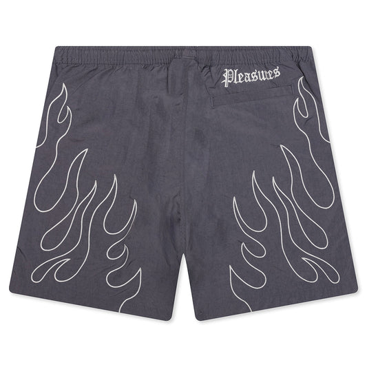 Fiery Running Shorts - Grey