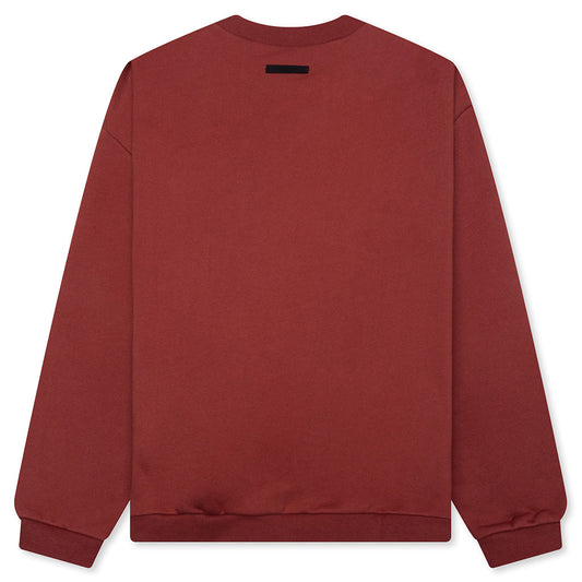 Fleece Crewneck - Crimson