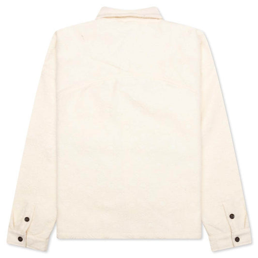 Floral Cover Shirt - Cream