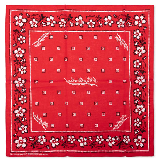 Flower Bandana - Red