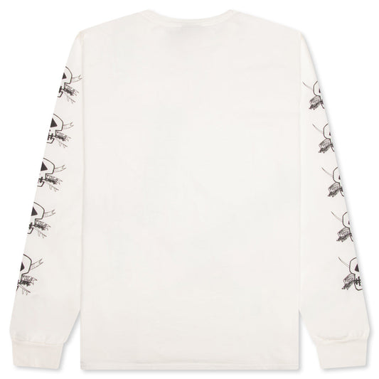 Foils Pigment Dyed L/S Tee - Natural