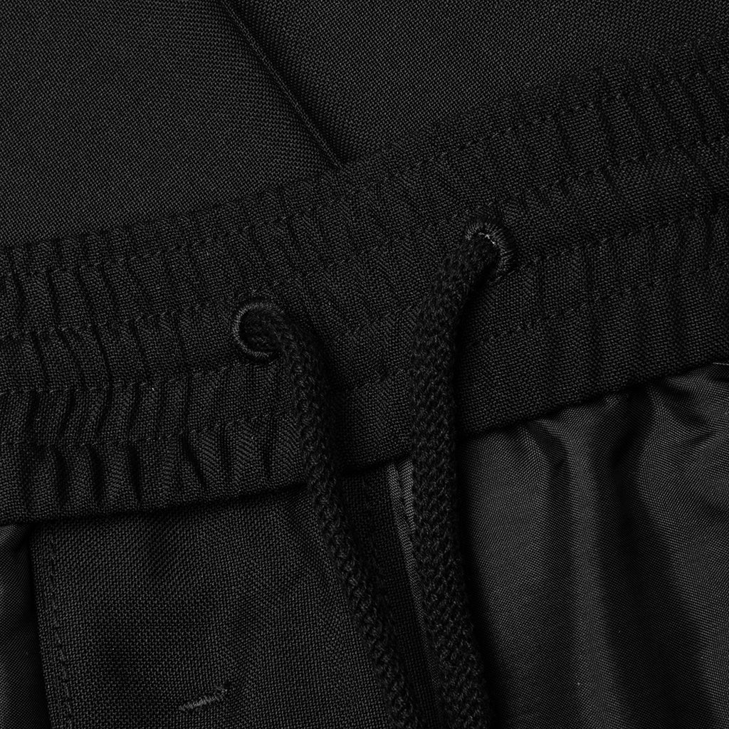 Slim Fit Formal Wool and Mohair Pants - Black