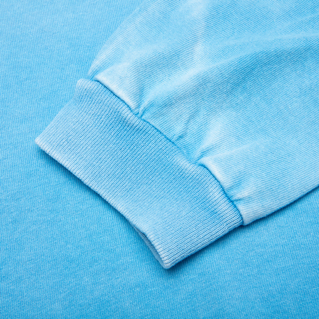 French L/S Tee - Cyan