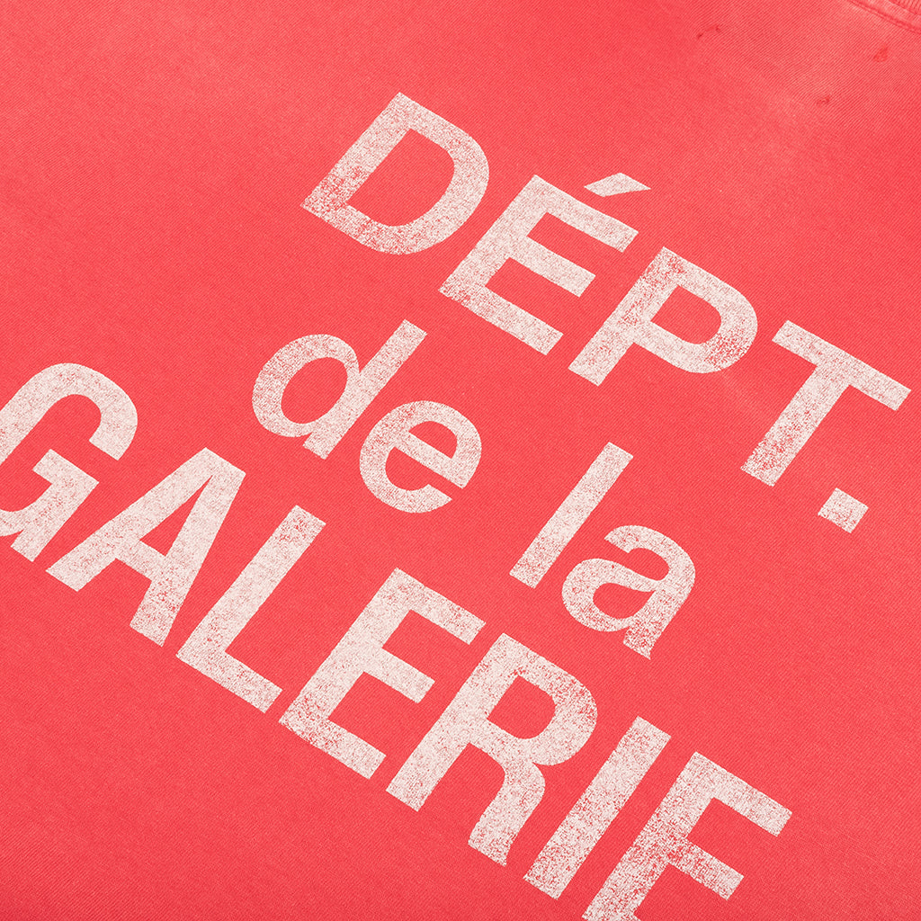 French L/S Tee - Red