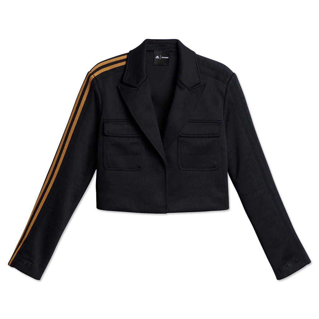 adidas Originals x Ivy Park Crop Suit Jacket - Black/Mesa