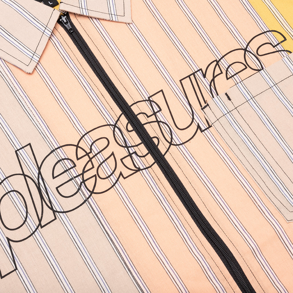 Garner Zip Shirt - Peach
