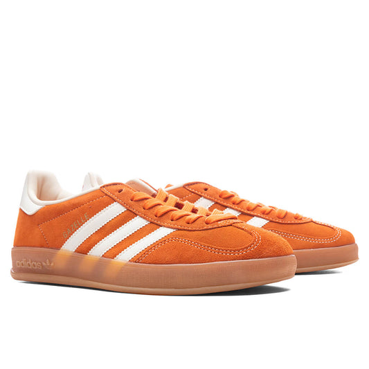 Gazelle Indoor - Orange/Off White/Gold Metallic