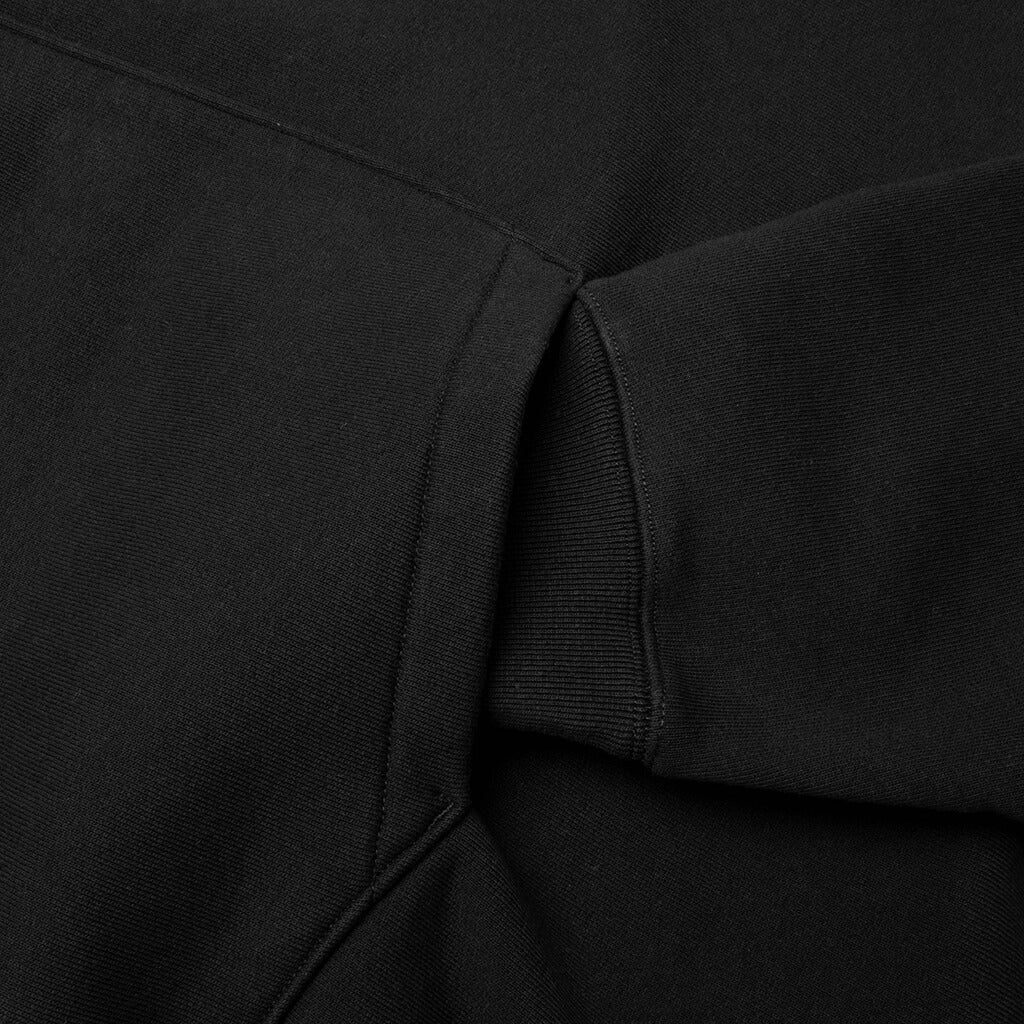 Gear Applique Hoodie - Black