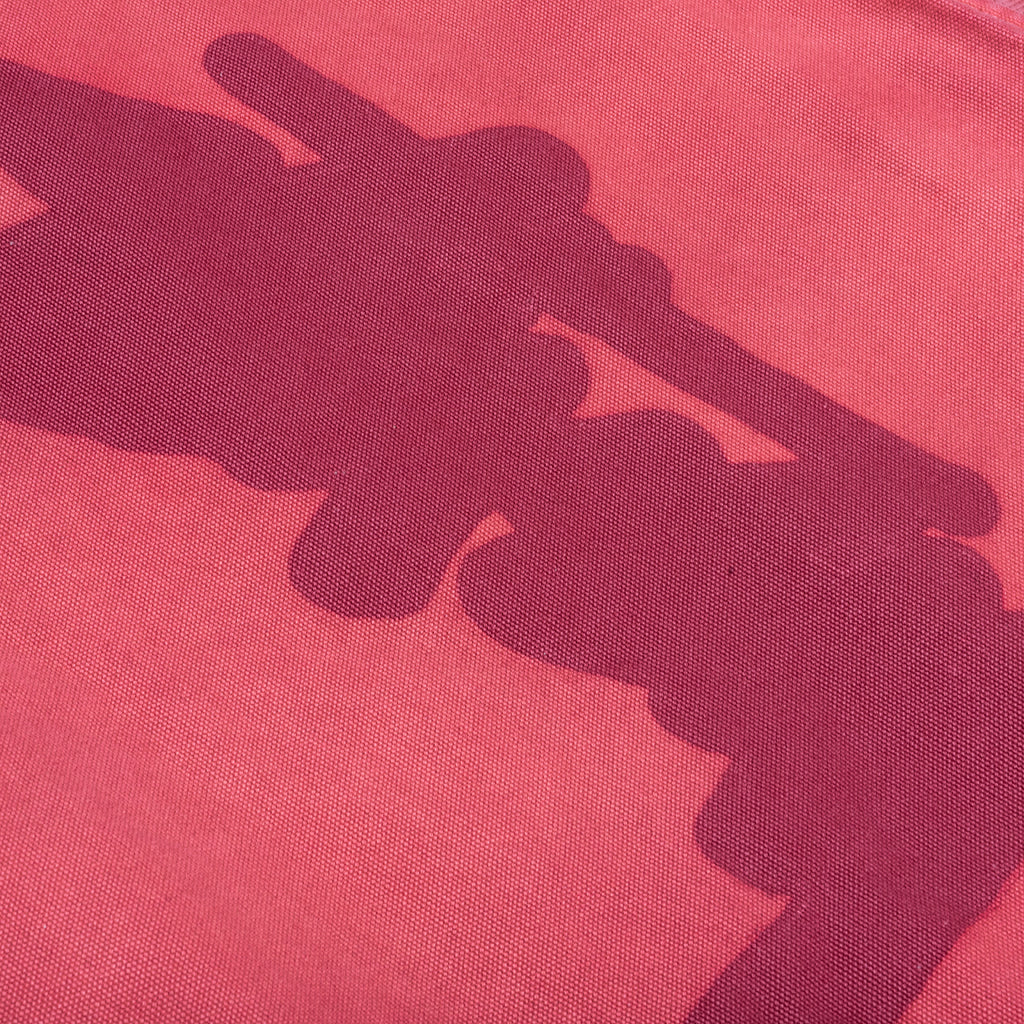 Ghost Logo Canvas Varsity - Red