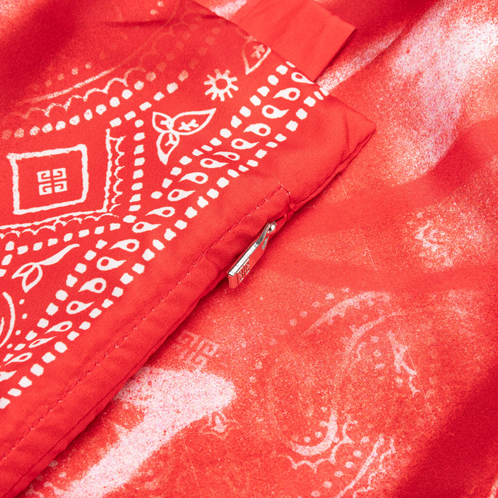 Long Swimwear - Red/White