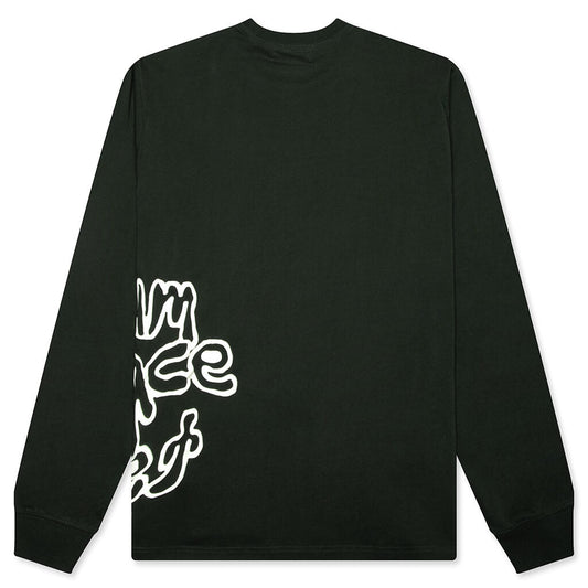 Graffiti L/S T-Shirt - Forest