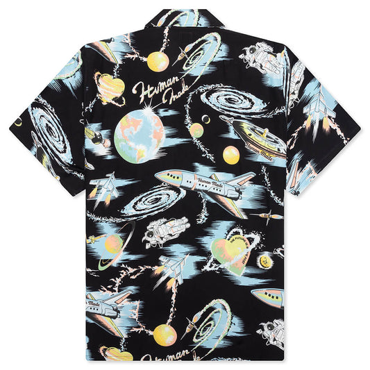 Graphic Aloha Shirt - Black
