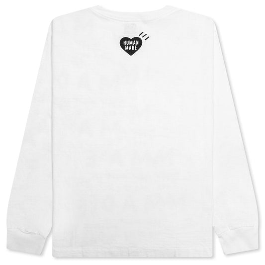 Graphic L/S T-Shirt - White