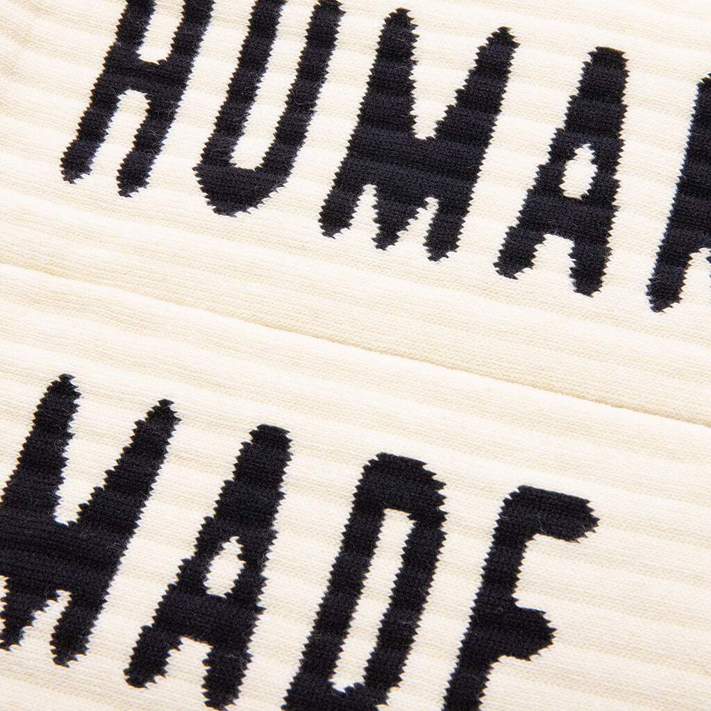HM Logo Socks - White