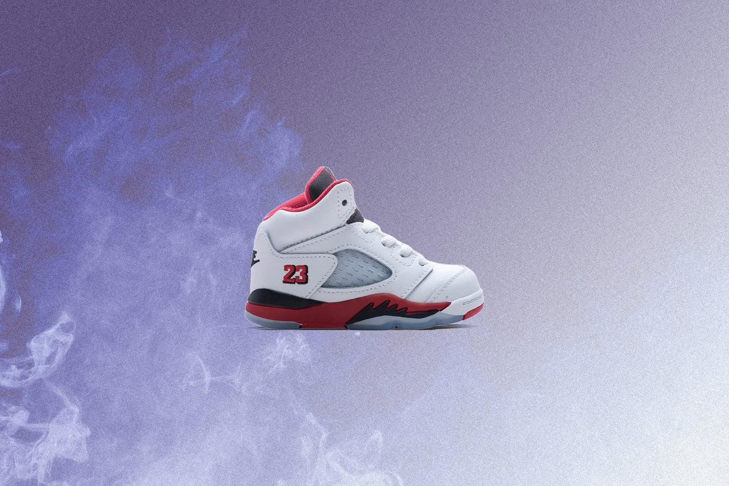 Air Jordan 5 Retro OG Fire Red 'Black Tongue' (TD) - White/Fire Red/Black