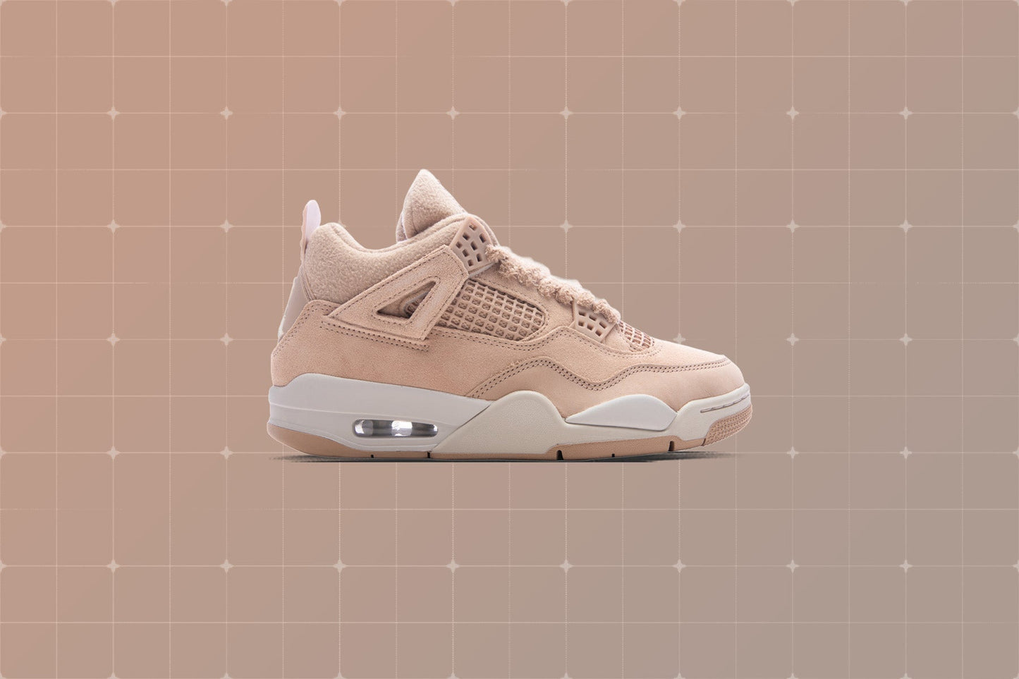 Women's Air Jordan 4 Retro 'Cozy Girl' - Hemp/Light Orewood Brown