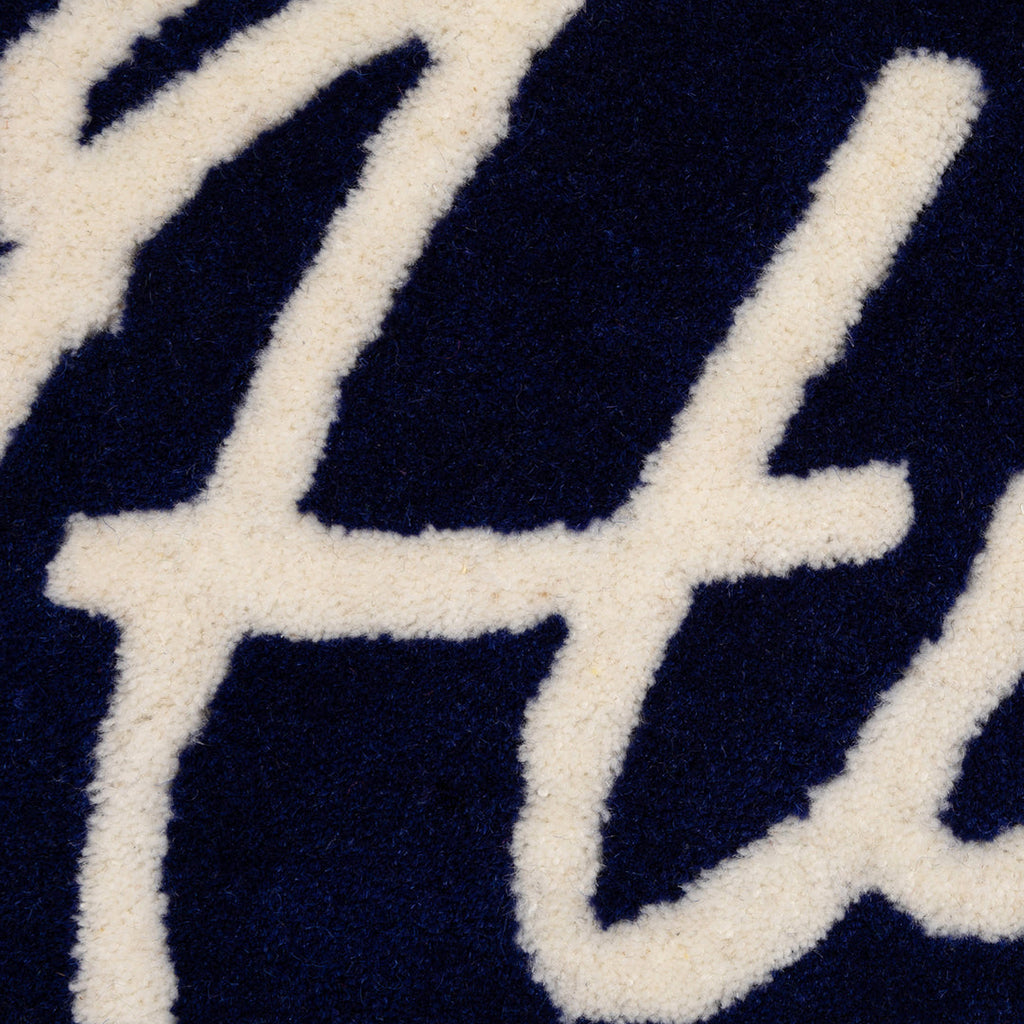 Heart Rug Medium - Blue