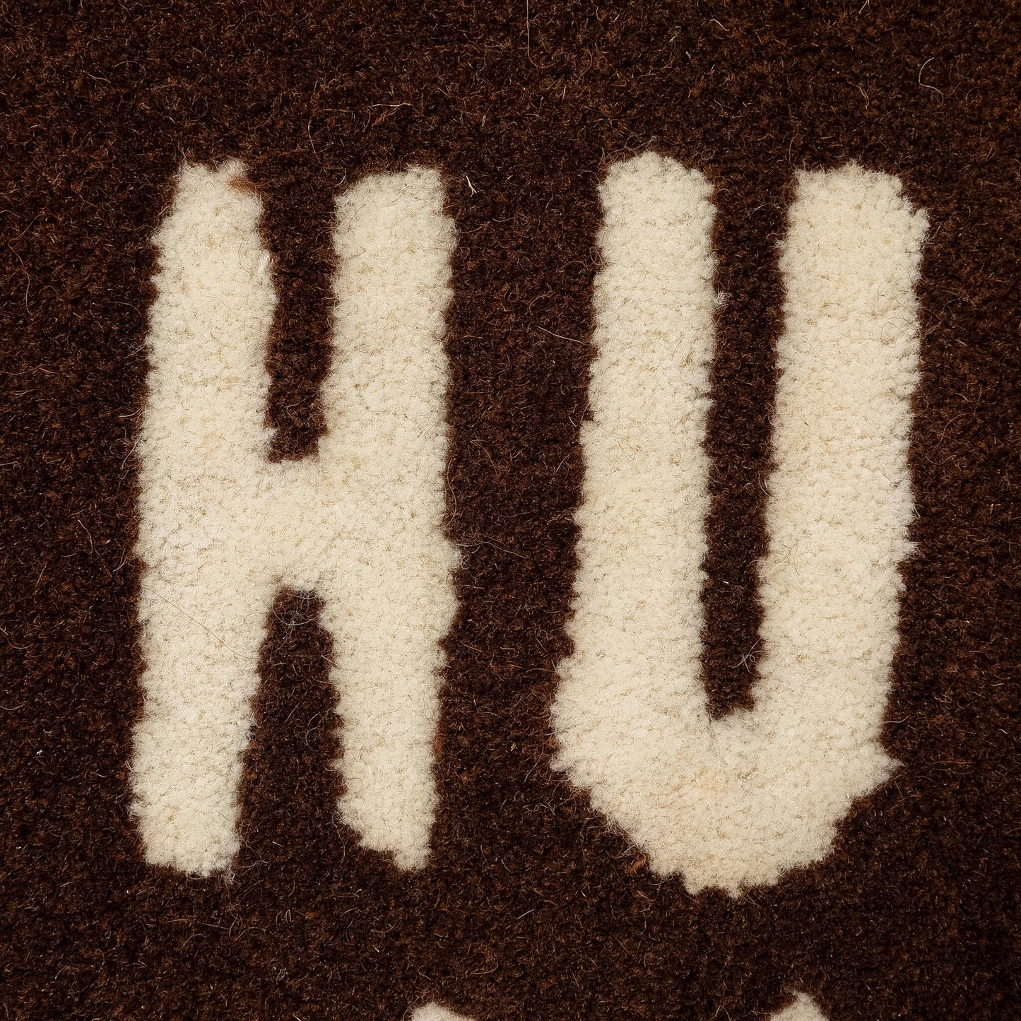 Heart Rug Small - Brown