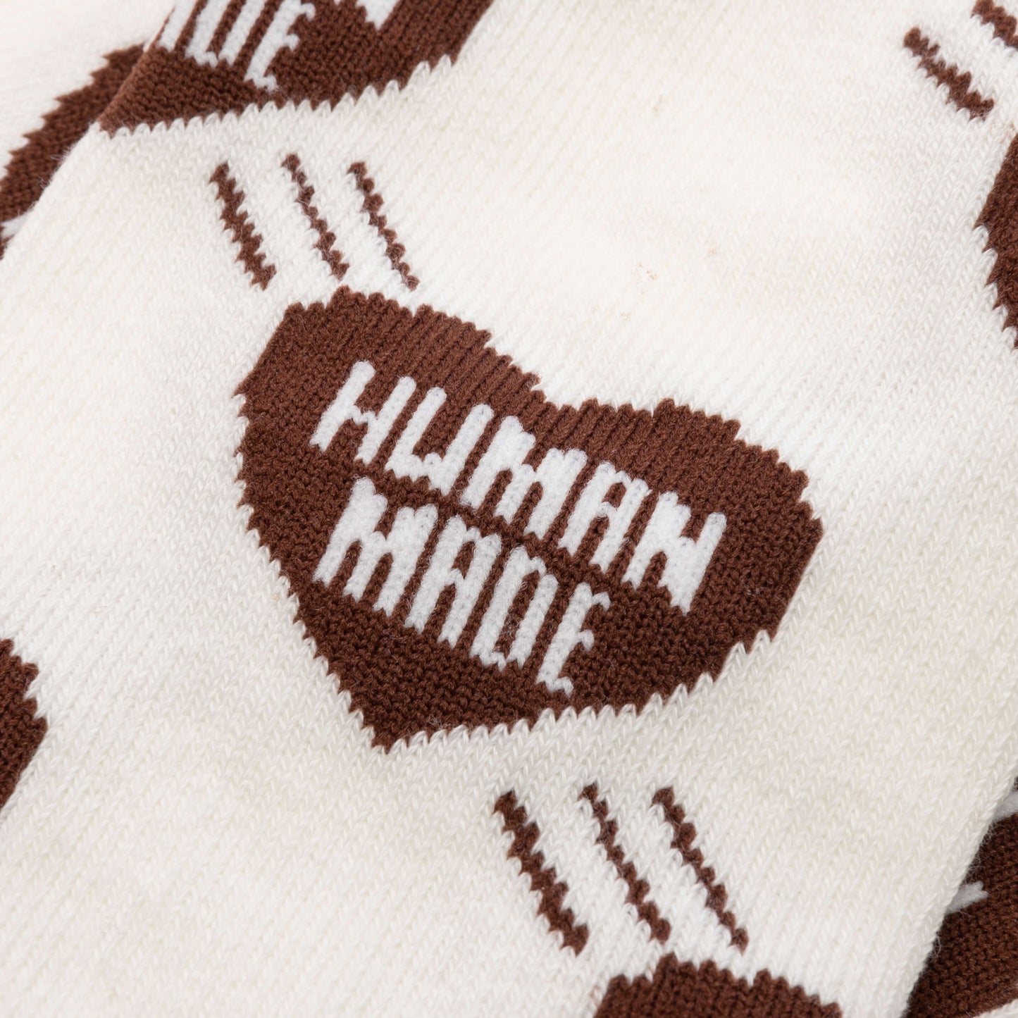 Heart Socks - Brown
