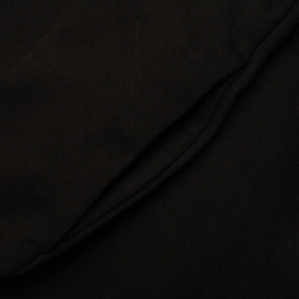 Heavy Fleece Fullzip Hoodie - Black
