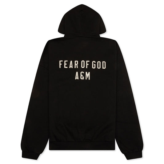Heavy Fleece Fullzip Hoodie - Black