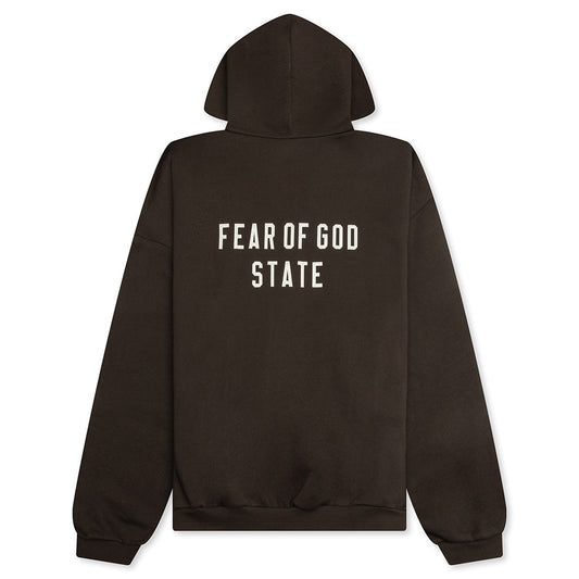 Heavy Fleece Fullzip Hoodie - Brown