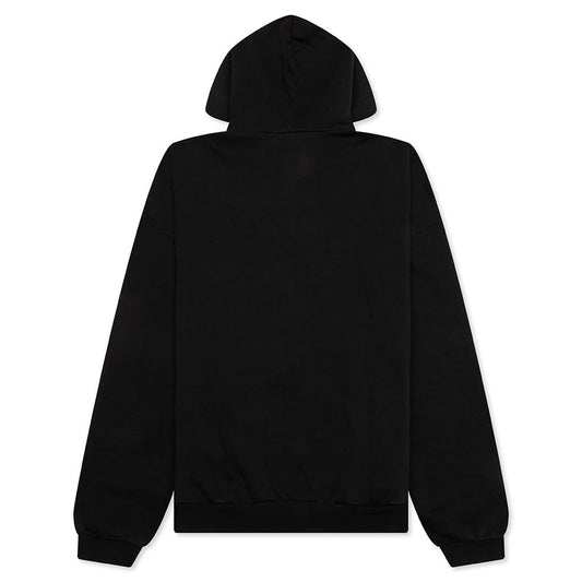 Heavy Fleece Hoodie - Black