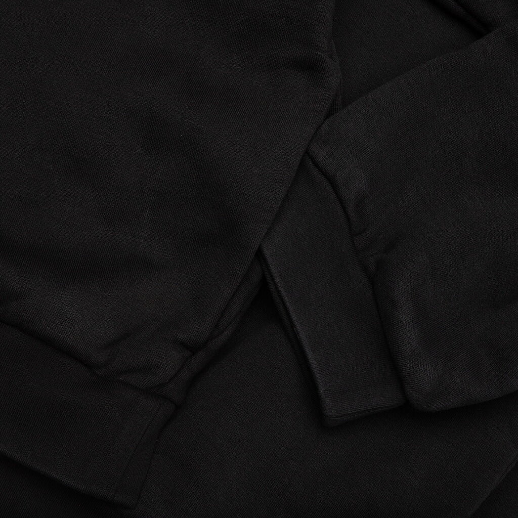 Heavy Fleece Hoodie - Black