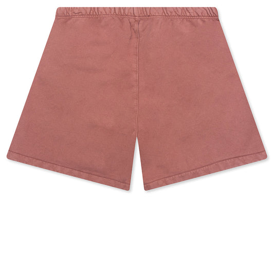 Heavy Fleece Soccer Short - Crimson