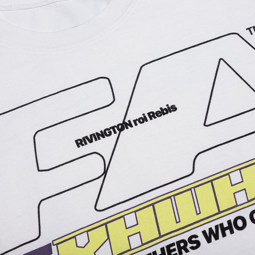 His Own Racing L/S Tee - Optic White