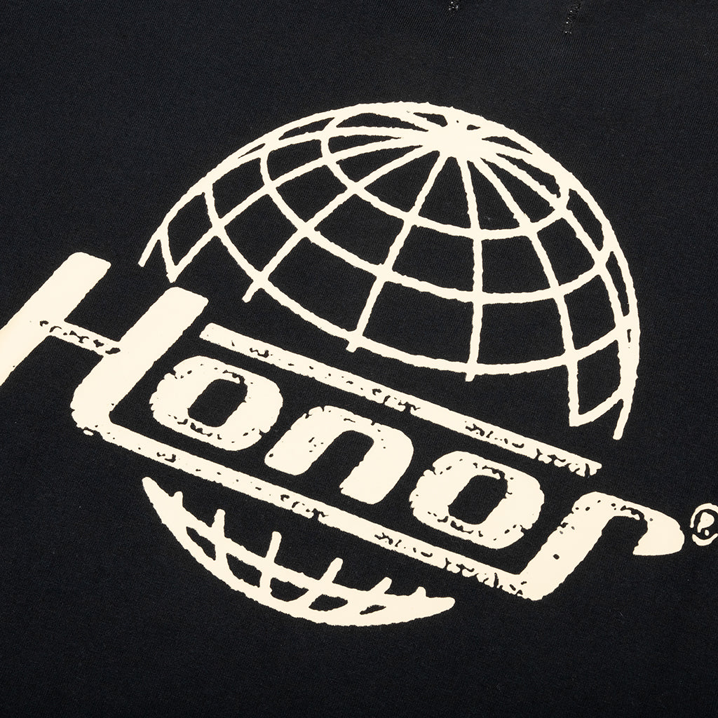 Honor Globe Logo Tee - Black