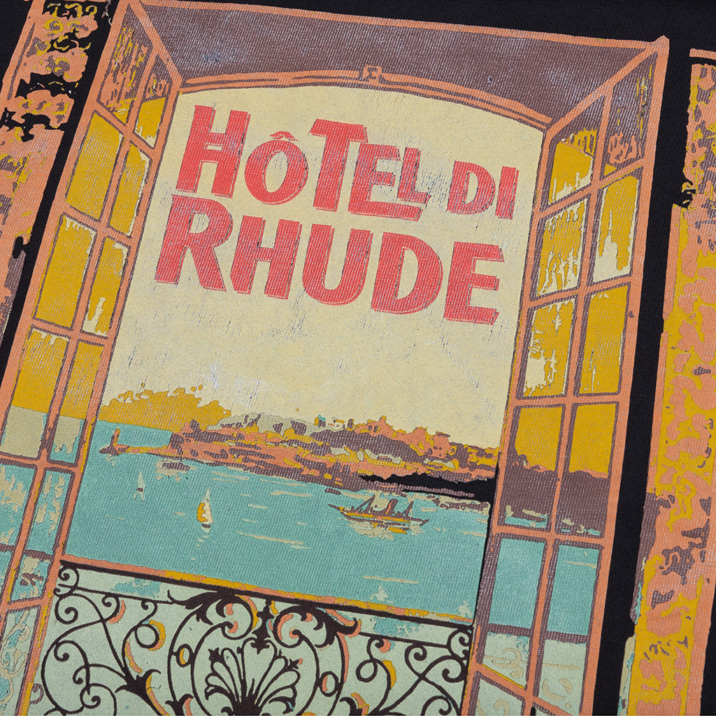 Hotel Di Monaco Tee - Vintage Black