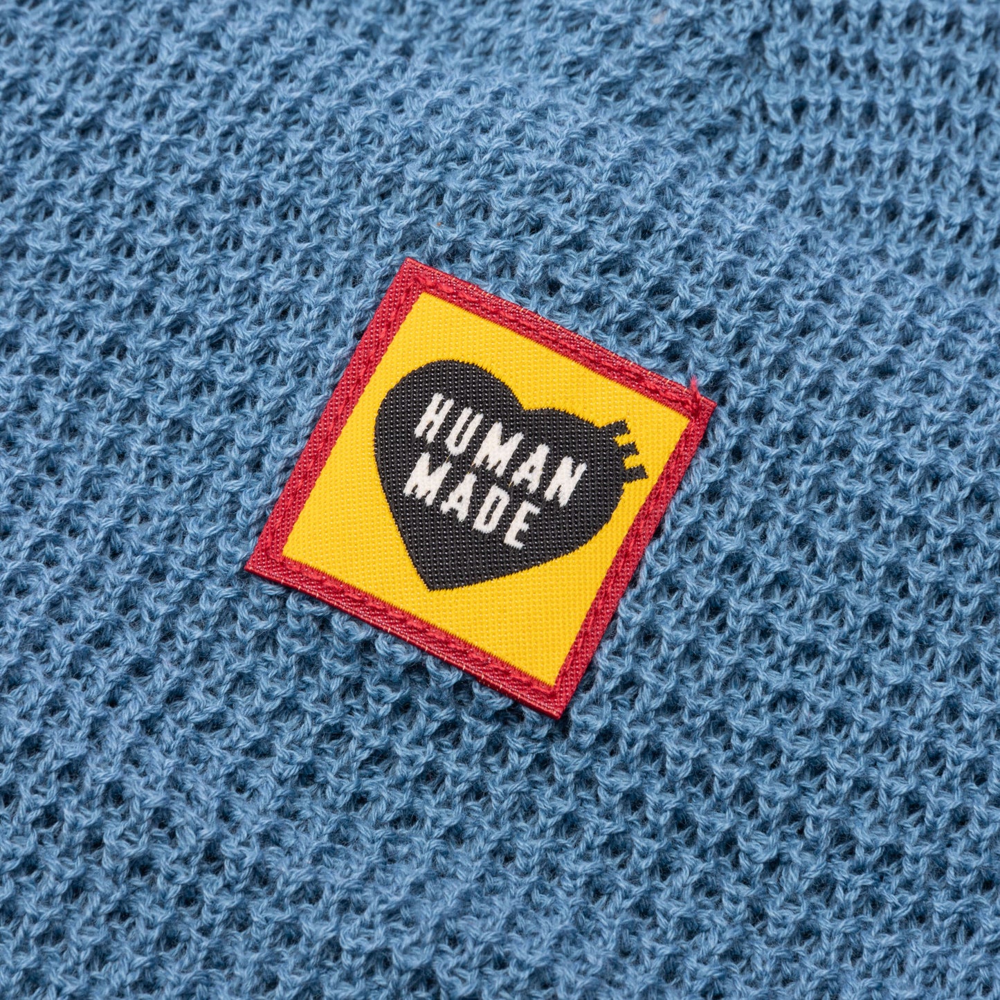 Waffle Beanie - Blue