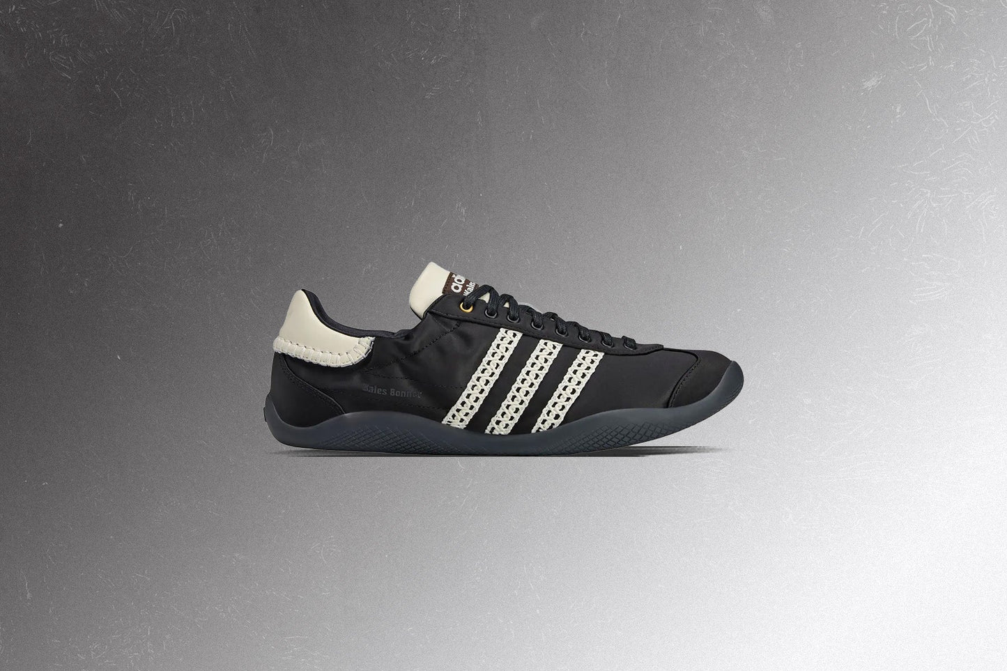 adidas Originals x Wales Bonner Karintha Low Satin - Core Black/Dark Brown/Cream White