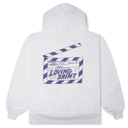 I Love Saint Hoodie - White