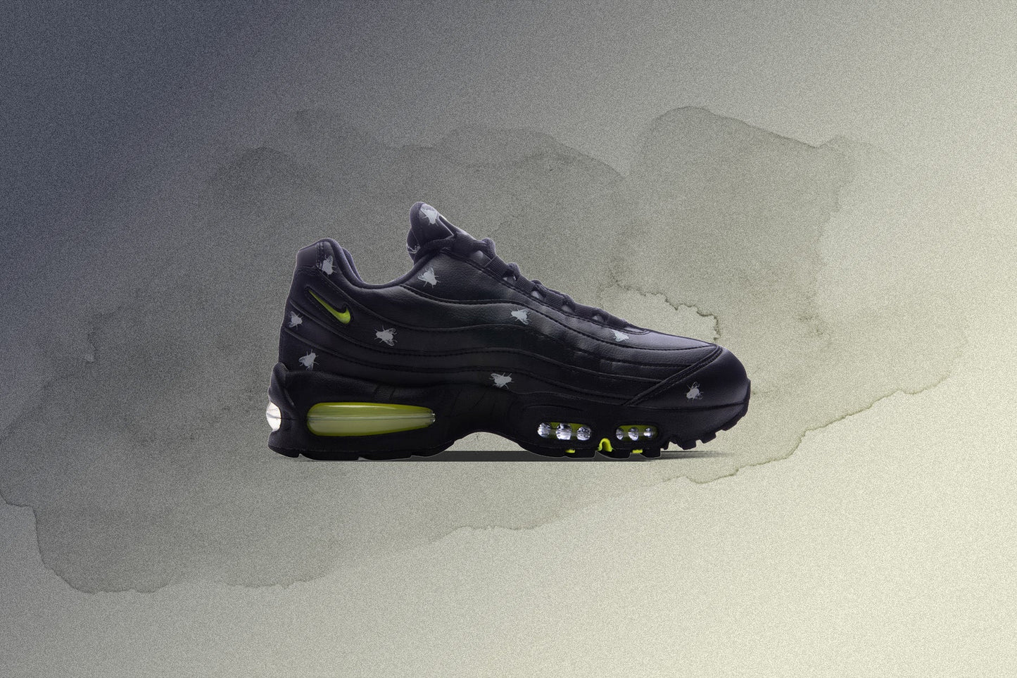 Air Max 95 Premium - Black/Neon Yellow/Black/Metallic Dark Grey