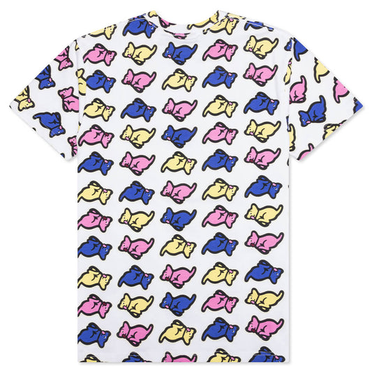 All Dogs S/S Knit - White