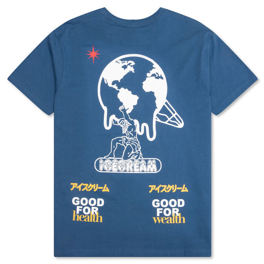 Atlas S/S Tee - Dark Blue