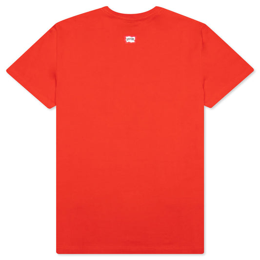 Butter Pecan S/S Tee - Fiery Red