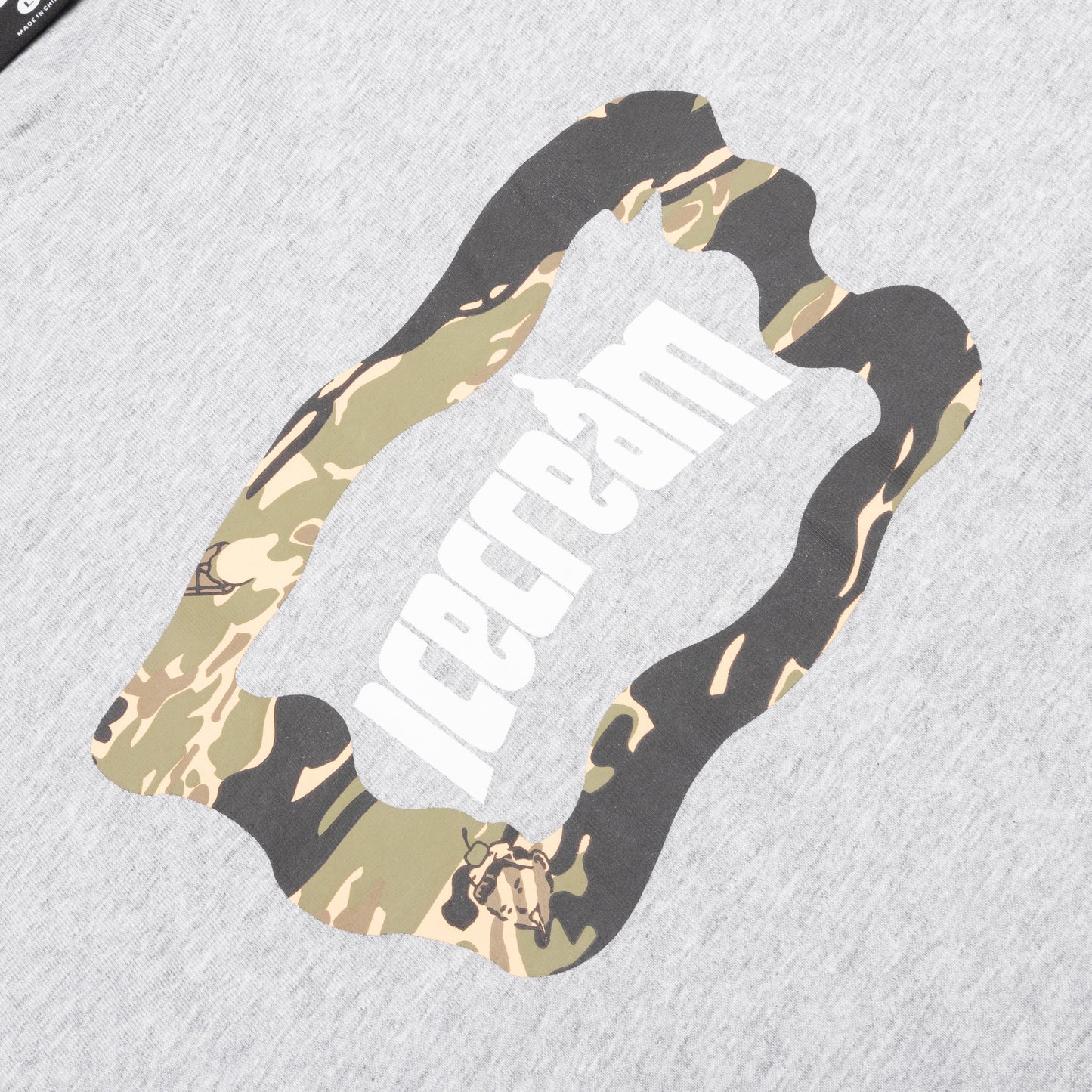 Camo S/S Tee - Heather Grey